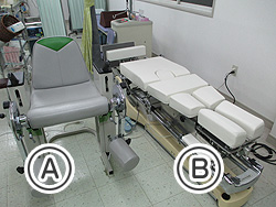 膝の筋力アップ機械・骨盤・腰・背中を調整する機器